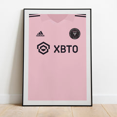 Messi Inter Miami (Front) Heavyweight Art Print - Football Post - Perfect Gift - Birthday Present for Him