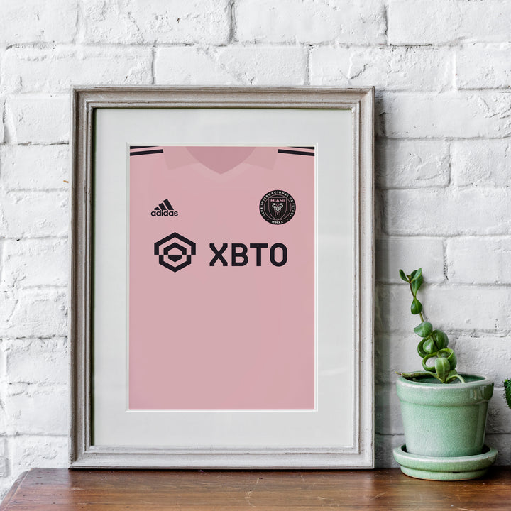 Messi Inter Miami (Front) Heavyweight Art Print - Football Post - Perfect Gift - Birthday Present for Him
