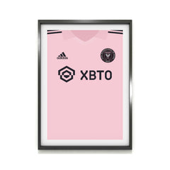 Messi Inter Miami (Front) Heavyweight Art Print - Football Post - Perfect Gift - Birthday Present for Him