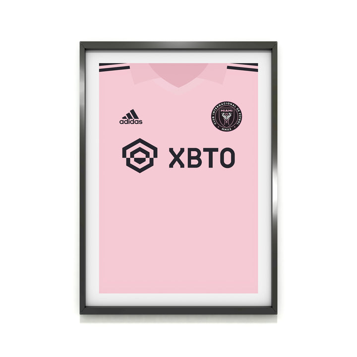 Messi Inter Miami (Front) Heavyweight Art Print - Football Post - Perfect Gift - Birthday Present for Him