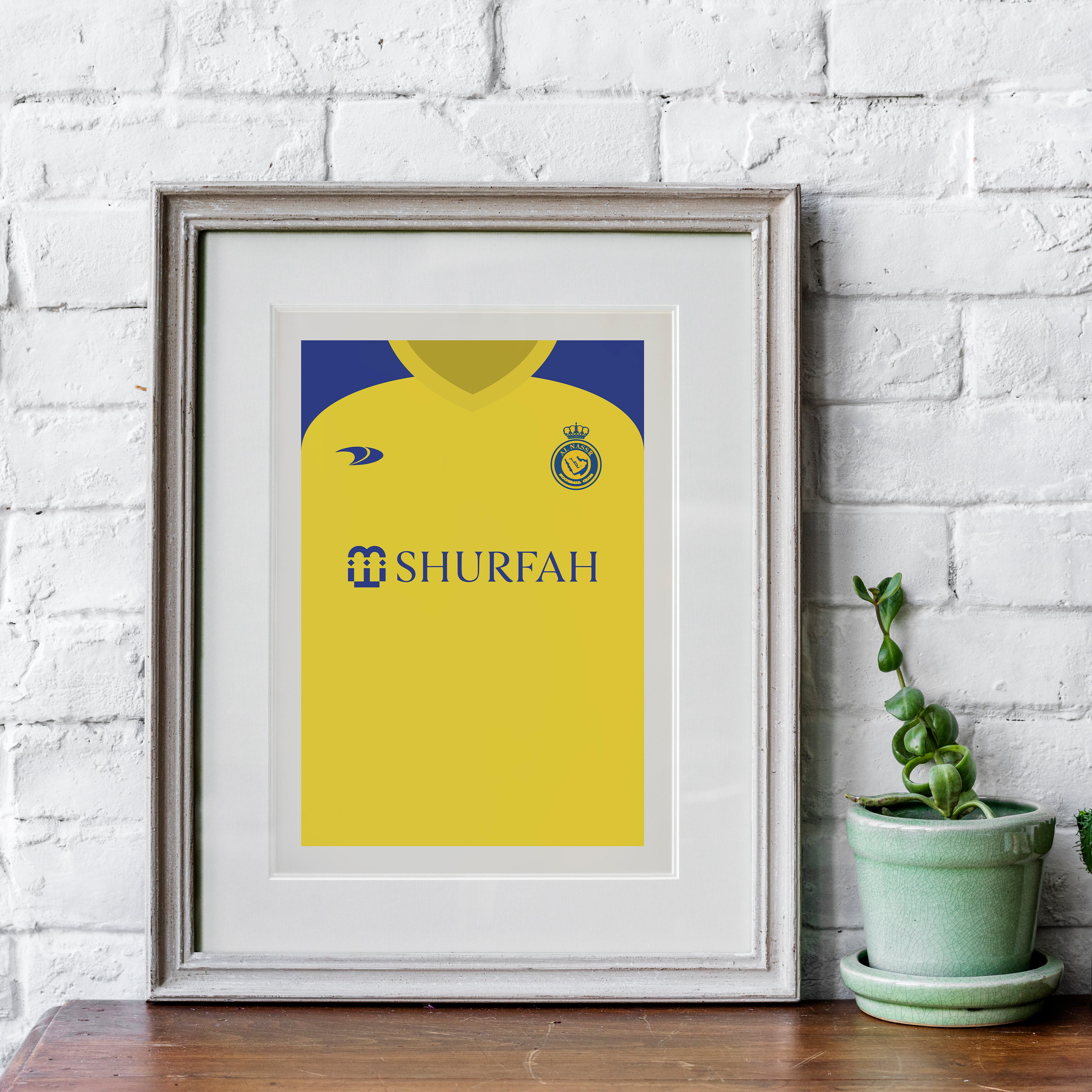 Ronaldo Al Nassr (Front) Heavyweight Art Print - Football Post - Perfect Gift - Birthday Present for Him