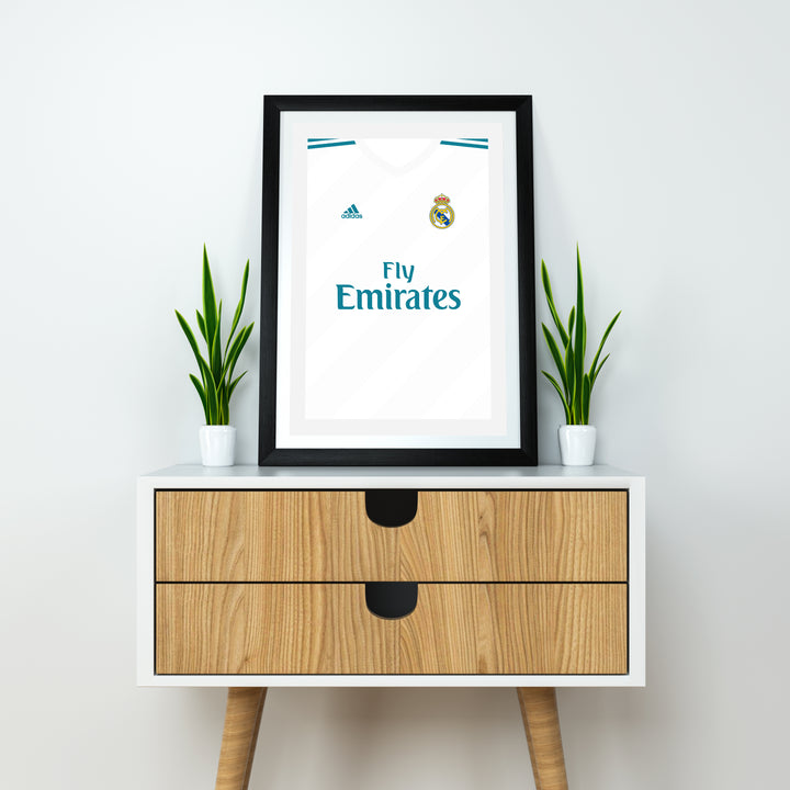 Ronaldo Real Madrid 2017/18 (Front) Heavyweight Art Print - Football Post - Perfect Gift - Birthday Present for Him