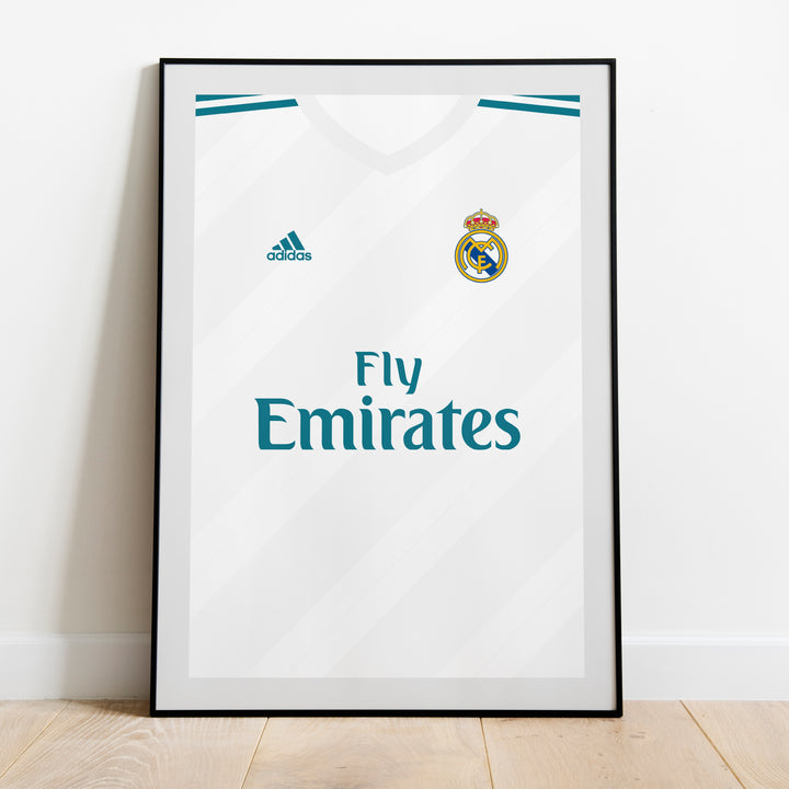 Ronaldo Real Madrid 2017/18 (Front) Heavyweight Art Print - Football Post - Perfect Gift - Birthday Present for Him