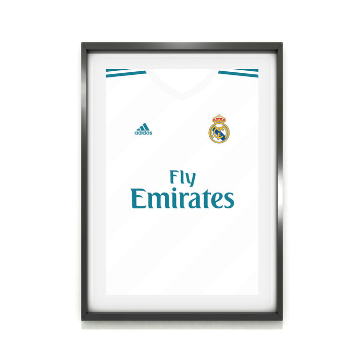 Ronaldo Real Madrid 2017/18 (Front) Heavyweight Art Print - Football Post - Perfect Gift - Birthday Present for Him