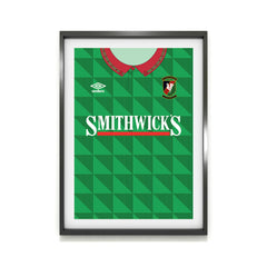 Glentoran 90/92 Hochwertiger Kunstdruck