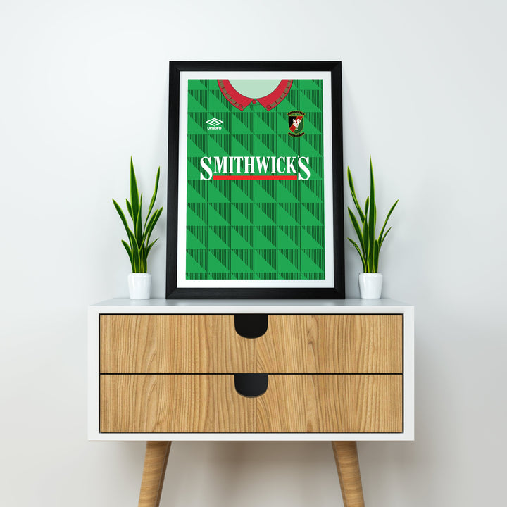 Glentoran 90/92 Hochwertiger Kunstdruck