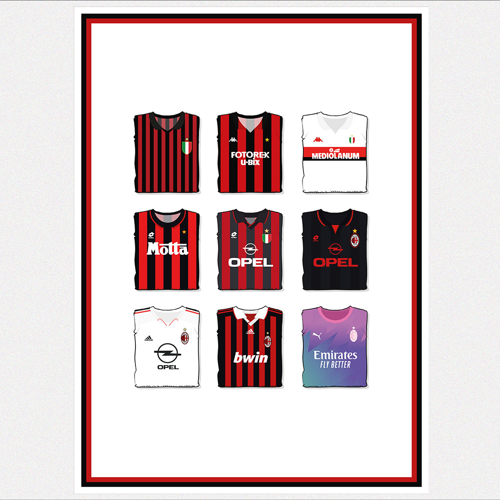 AC Milan Kollektion Schwergewichtig Kunstdruck