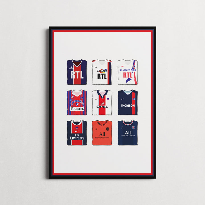 Lámina artística gruesa de la colección PSG