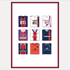Lámina artística gruesa de la colección PSG