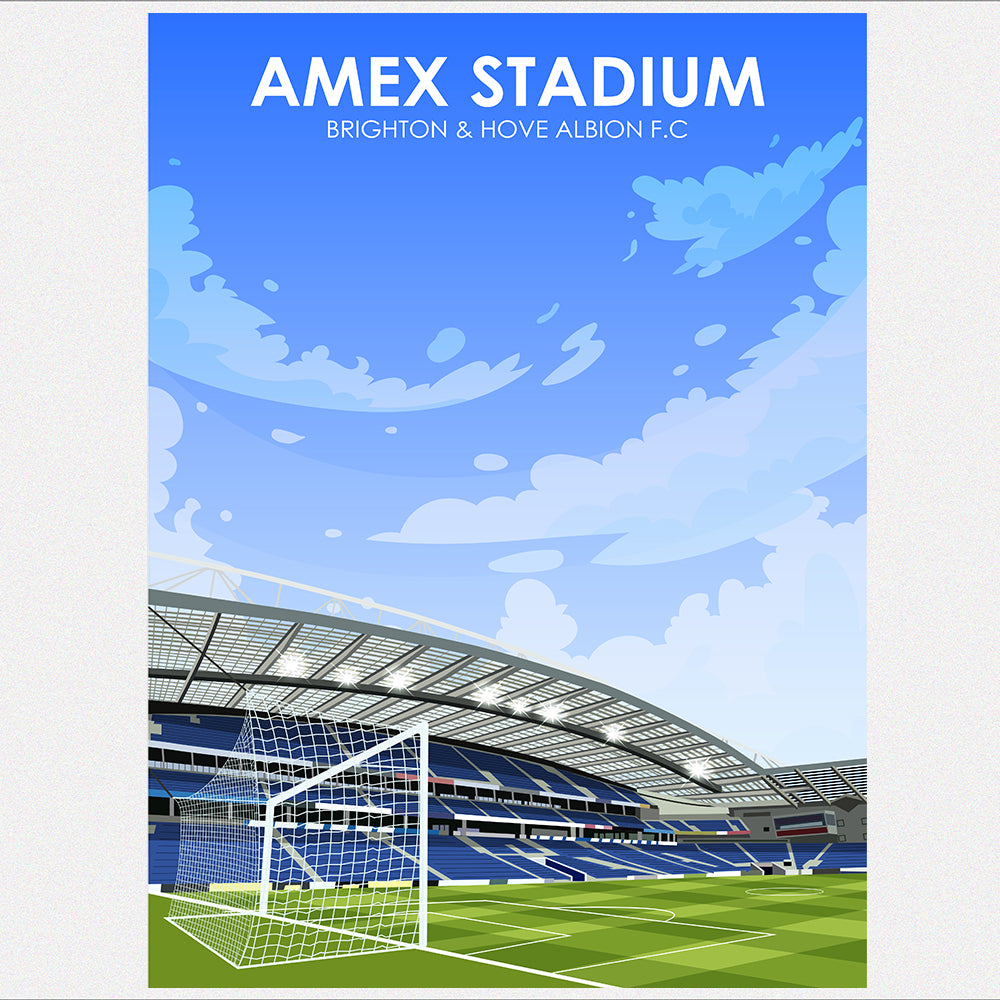 Lámina artística de peso pesado del Amex Stadium