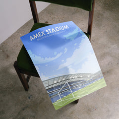 Amex Stadium Heavyweight Art Print
