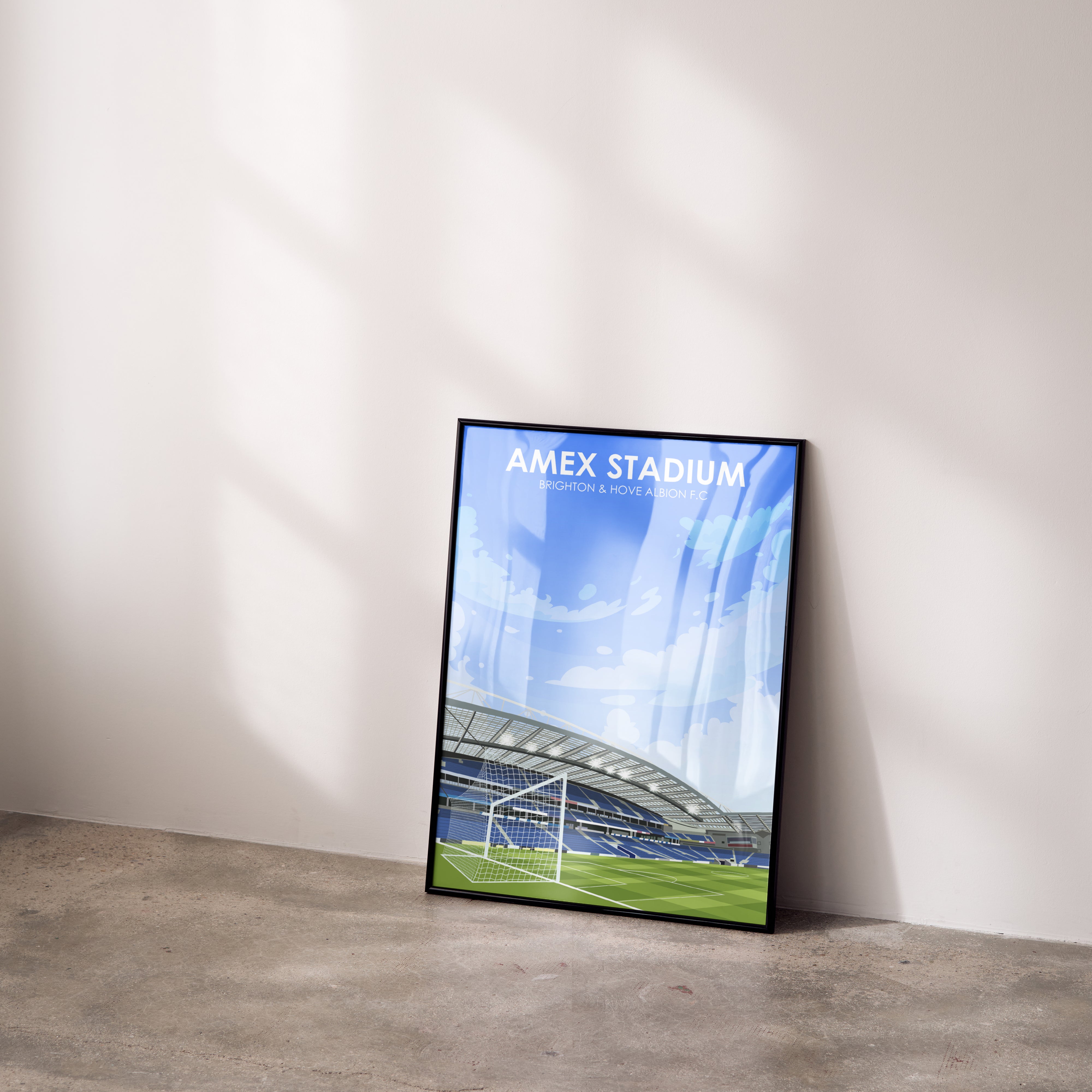 Lámina artística de peso pesado del Amex Stadium