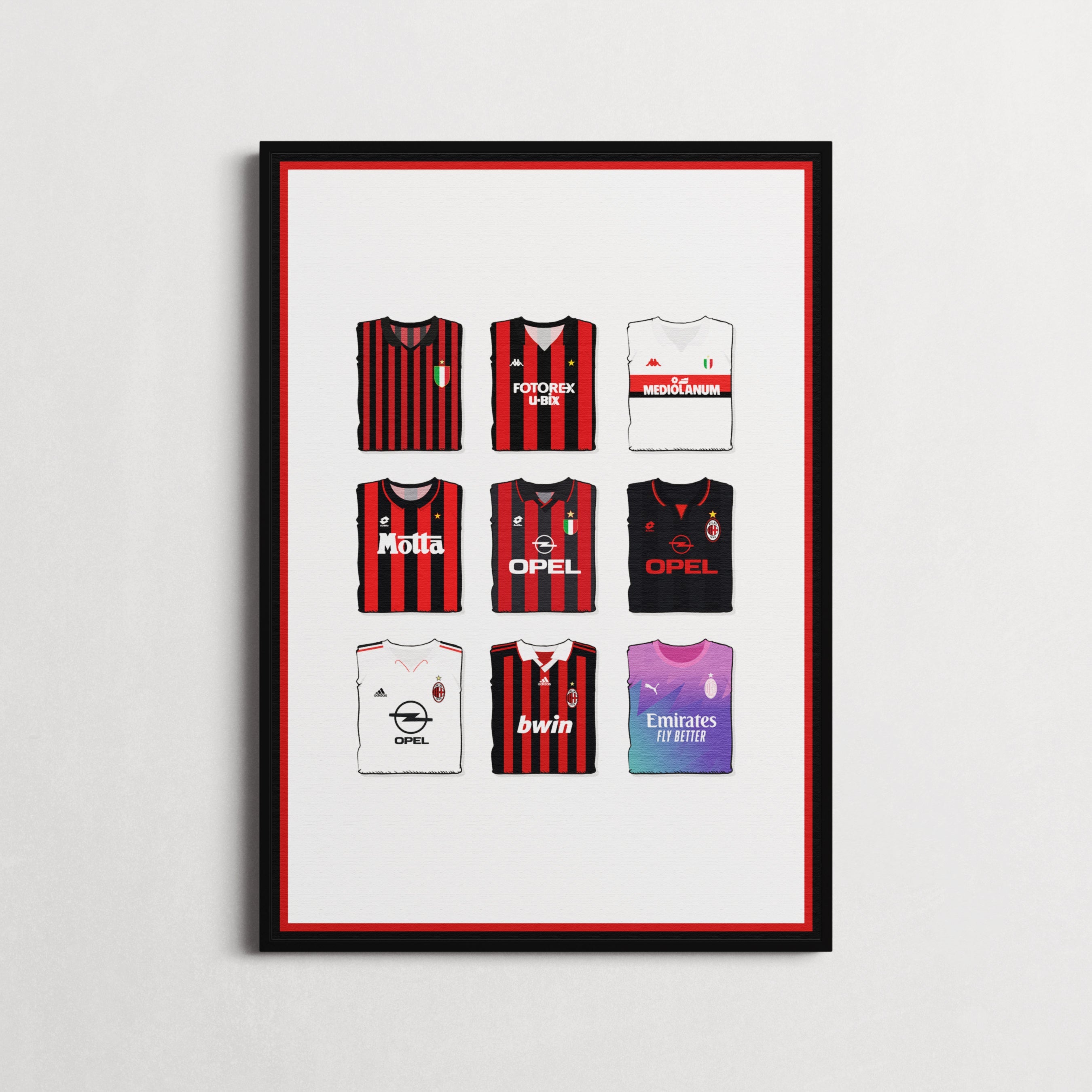 AC Milan Kollektion Schwergewichtig Kunstdruck