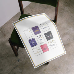 Real Madrid Collection Heavyweight Art Print