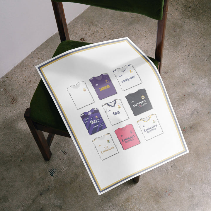 Real Madrid Collection Heavyweight Art Print