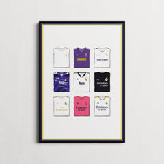 Real Madrid Collection Heavyweight Art Print