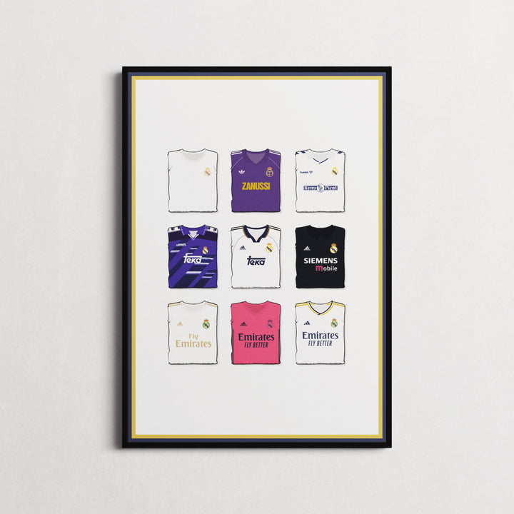 Real Madrid Collection Heavyweight Art Print