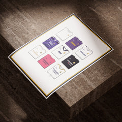 Real Madrid Collection Heavyweight Art Print