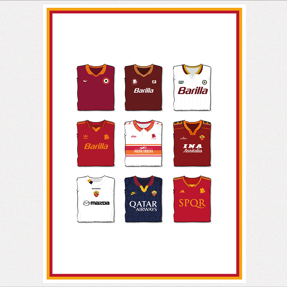 AS Roma Kollektion Schwergewichtig Kunstdruck